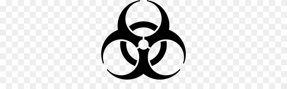 Das Biohazard Symbol Signs Numbers And Symbols, Gray Free Transparent Png