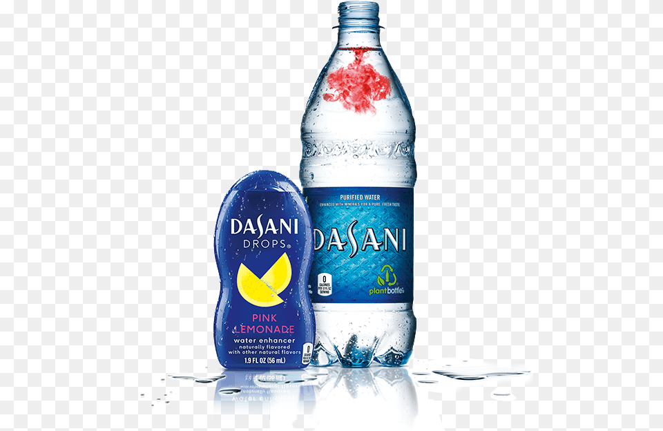Dasani Pink Lemonade Drops 56ml Dasani Drops 19 Oz Plastic Bottles Pack, Beverage, Bottle, Mineral Water, Water Bottle Free Png Download