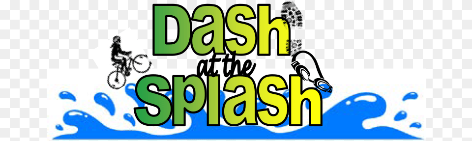 Dash At The Splash Kid39s Triathlon Event Is Designed Clipart Pool Splash, People, Person, Text Png