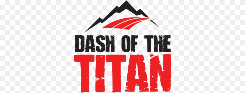 Dash Of The Titan Is An Ocr Set In The Picturesque Graphic Design, Logo, Outdoors, Cross, Symbol Free Transparent Png