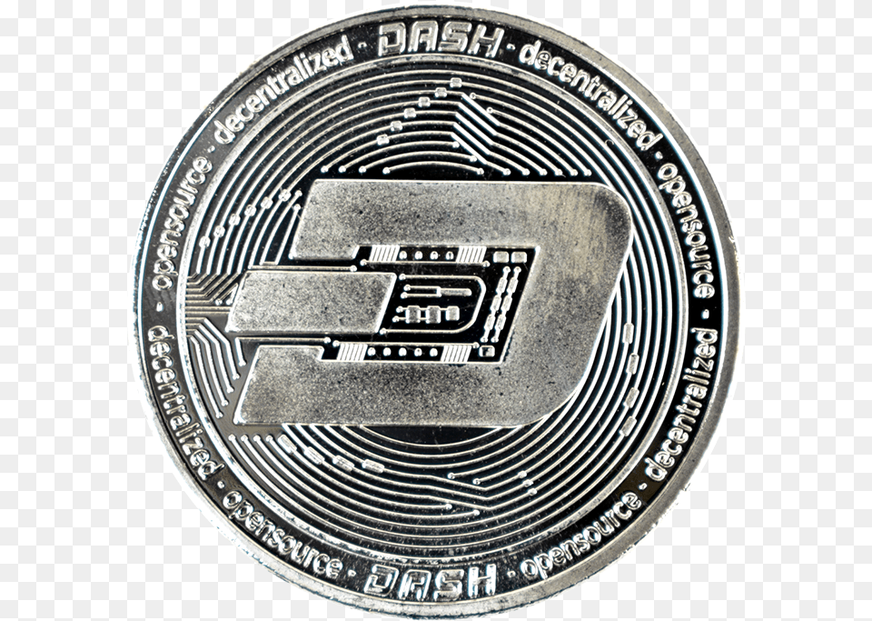Dash Silver Collectoru0027s Coin Circle, Emblem, Symbol, Money Png