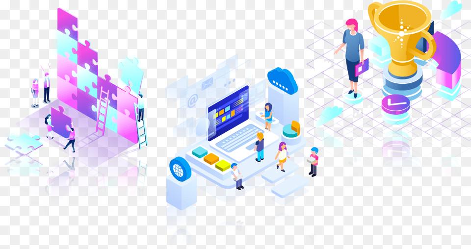 Dashboard Isometric, Art, Graphics, Person, Purple Free Transparent Png