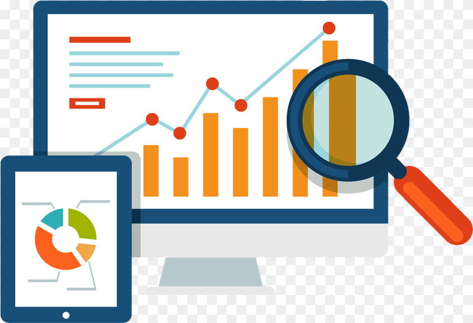 Dashboard Monitoring Icon, Magnifying Free Transparent Png