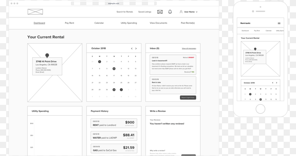 Dashboard Responsive Wireframes, Page, Text Free Png