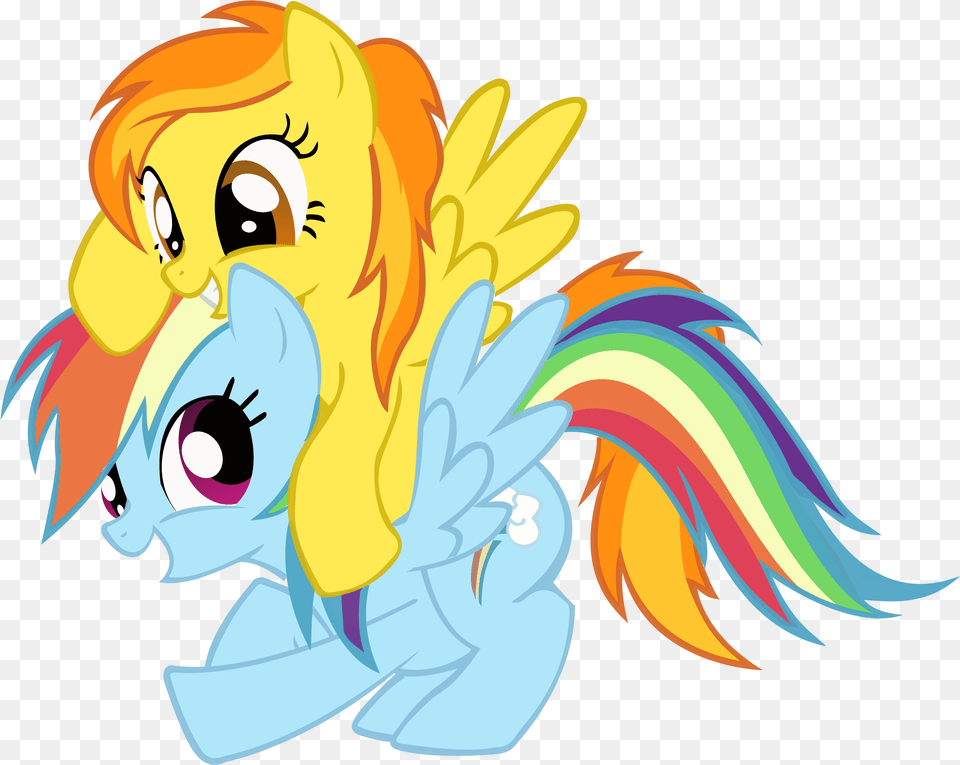 Dashfire Vector By Zombiepony1 D4hywwn Spitfire X Rainbow Dash, Art, Graphics, Baby, Person Png