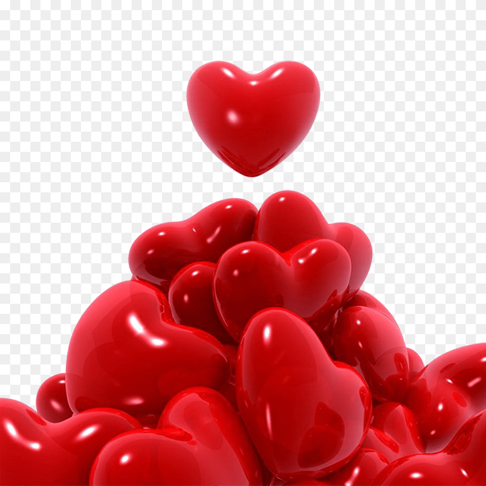 Dashing Heart Balloons Hd Heart 3d Free Transparent Png