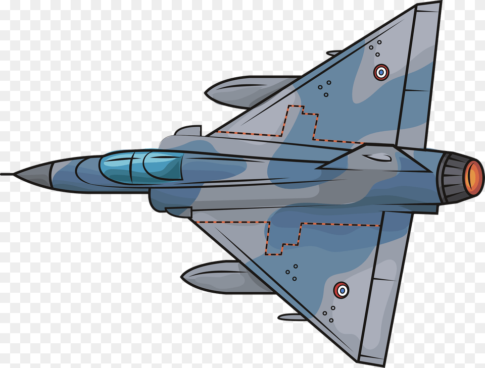 Dassault Mirage 2000 Jet Fighter Clipart, Aircraft, Vehicle, Transportation, Airplane Free Png