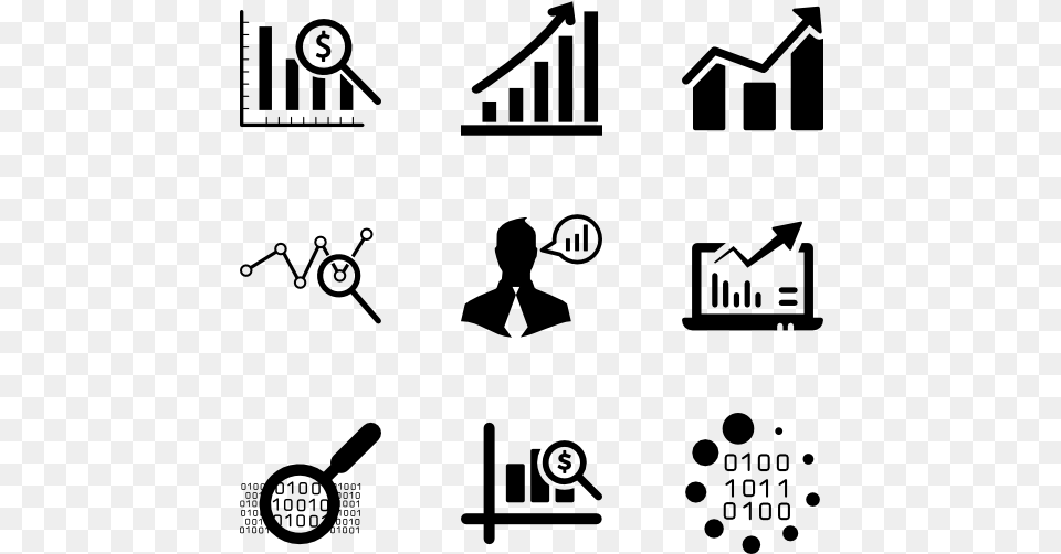 Data Analytics Data Analytics Icons, Gray Free Png