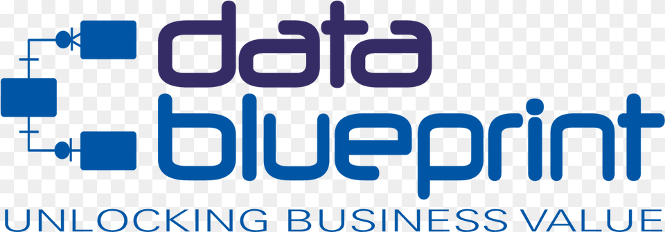 Data Blueprint Logo Majorelle Blue, Text Png Image