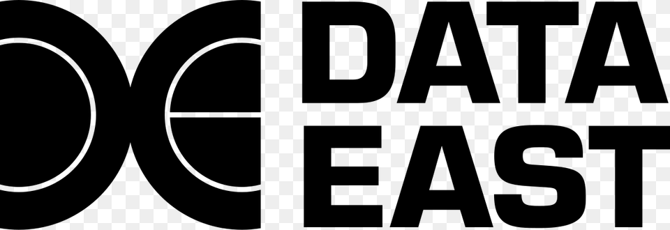 Data East Logo, Gray Free Transparent Png