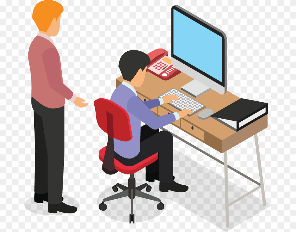 Data Entry, Table, Desk, Furniture, Computer Free Png
