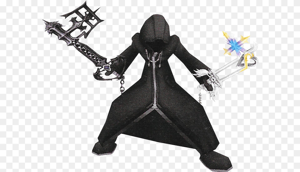 Data Kingdom Hearts Roxas Hooded, Sword, Weapon, Adult, Bride Free Transparent Png