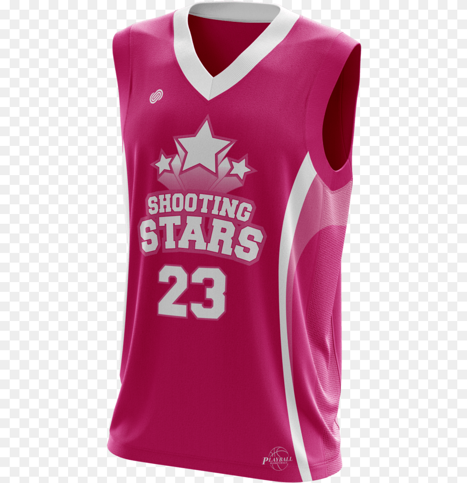 Data Mfp Src Cdn Shooting Stars Basketball Jersey, Clothing, Shirt, Person Free Png Download