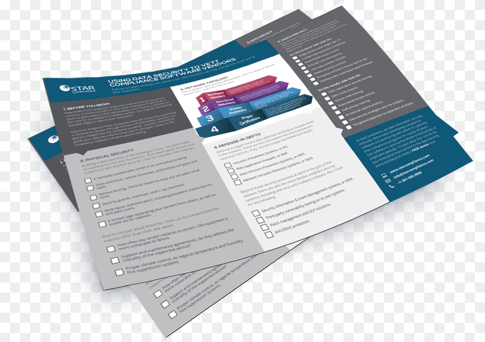 Data Security Checklist Brochure, Advertisement, Poster, Business Card, Paper Free Png