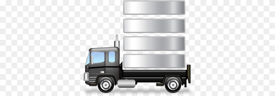 Data Transport Icon Transport Data Icon, Moving Van, Trailer Truck, Transportation, Truck Free Png