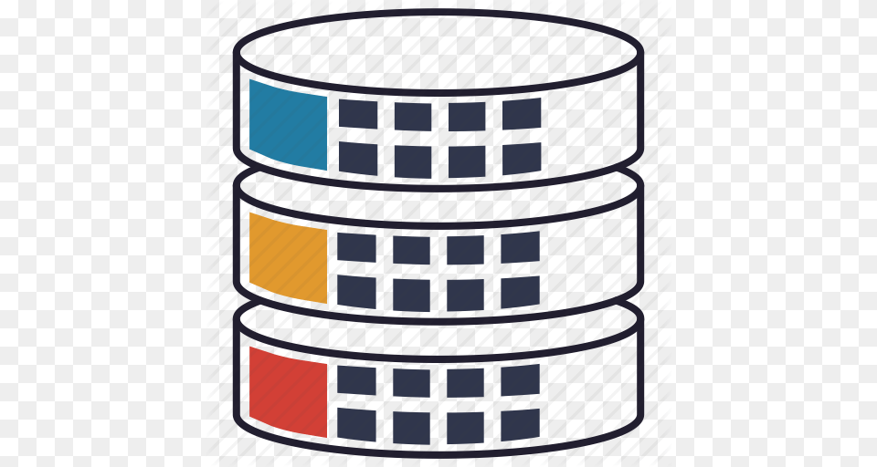 Databank Database Repository Server Storage Icon, Crib, Furniture, Infant Bed Png Image