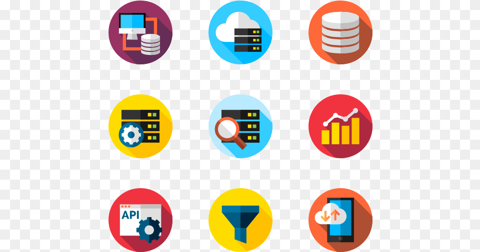 Database And Servers Icon Free Transparent Png