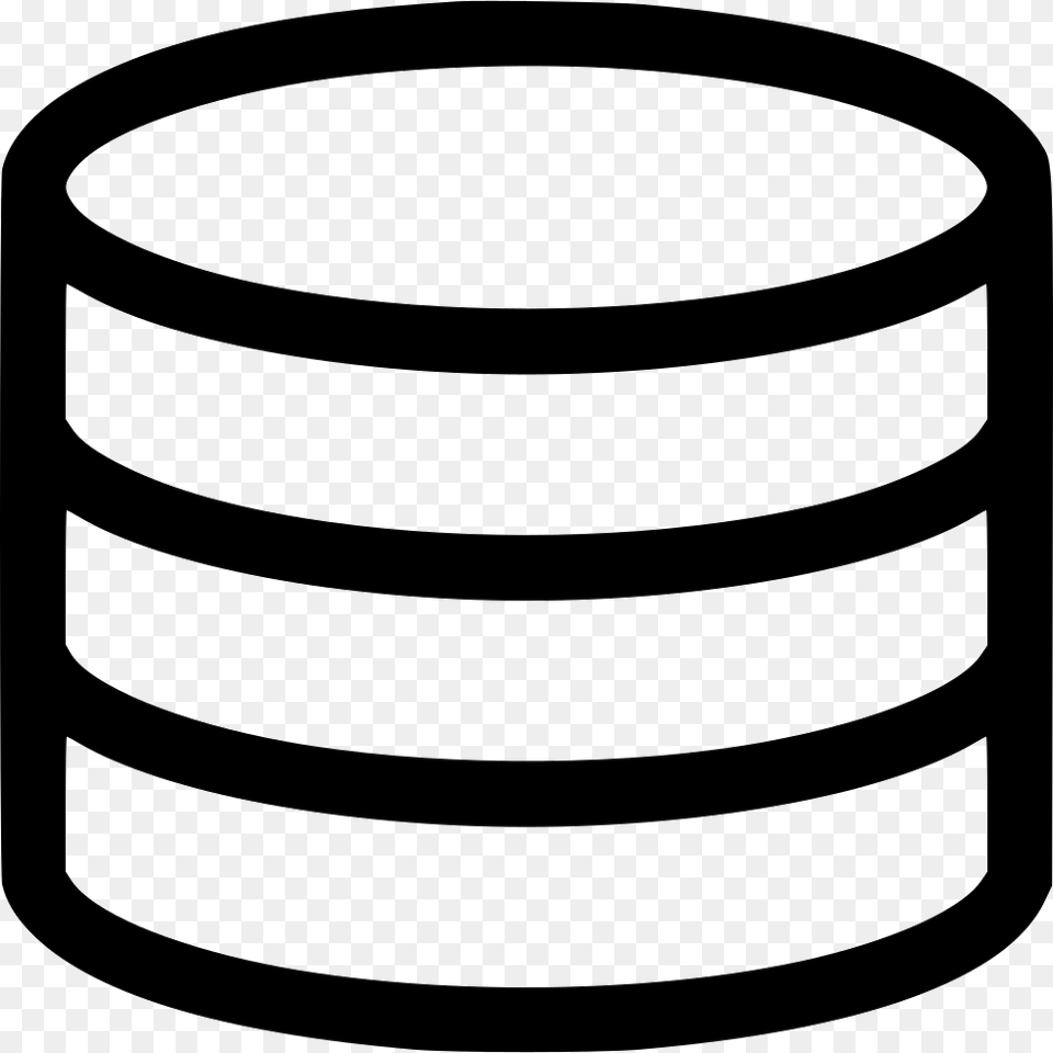 Database Icon, Cylinder Free Png Download