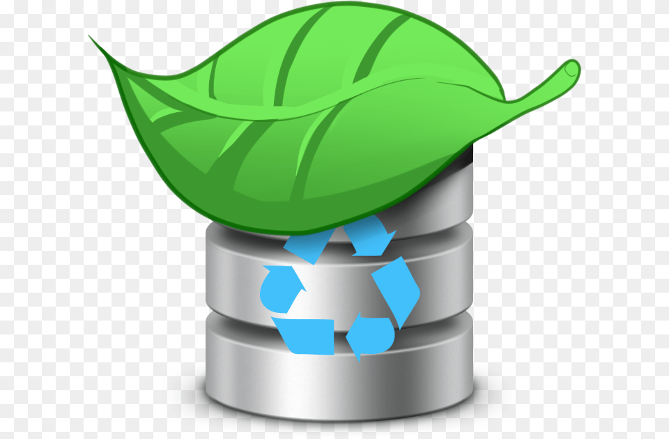 Database Icon, Green, Leaf, Plant, Potted Plant Png Image