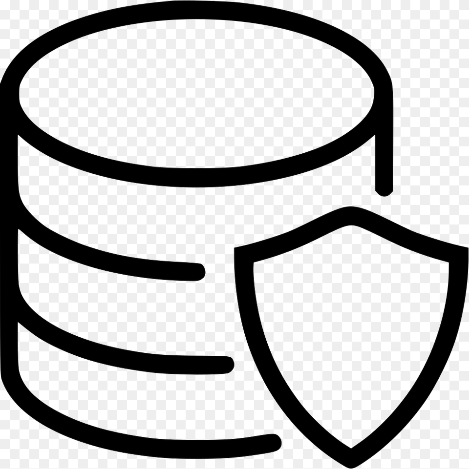 Database Protection Data Encryption Icon, Smoke Pipe, Stencil Png