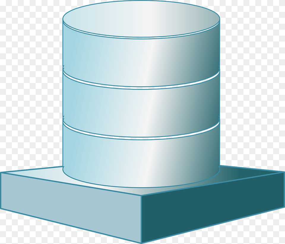 Database Store Hard Drive Pile Piling Adding Database Icon, Cylinder Free Png Download