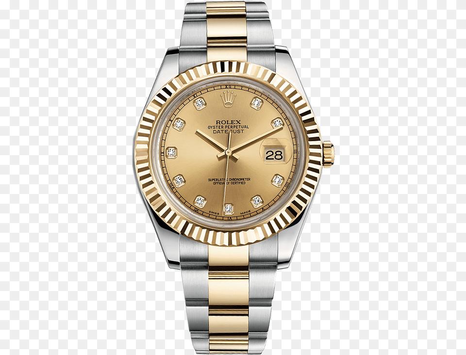 Datejust Dweller Men Watch Rolex Submariner Sea Clipart Datejust 41 Blue Roman, Arm, Body Part, Person, Wristwatch Free Png