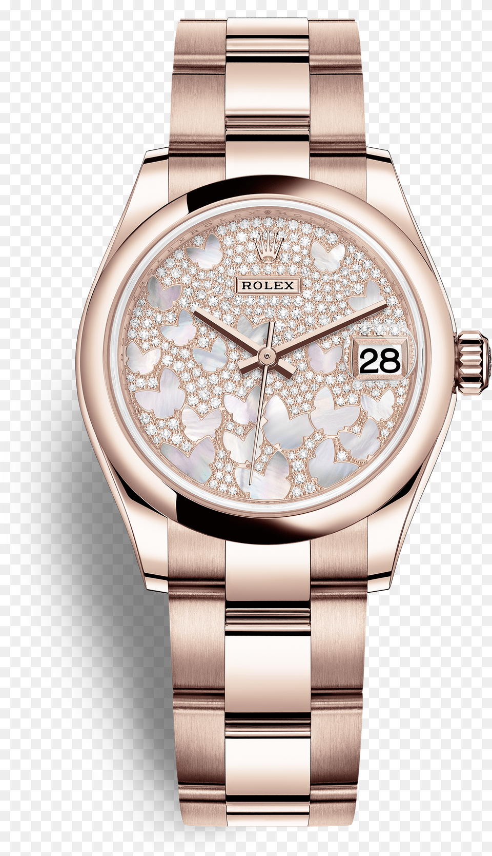 Datejust Rolex Oyster Perpetual Datejust 31 Butterfly, Arm, Body Part, Person, Wristwatch Free Png Download