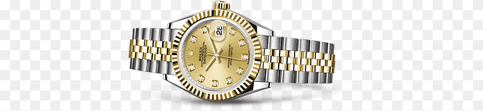 Datejust Slider Lady Date Just, Wristwatch, Arm, Body Part, Person Free Png Download