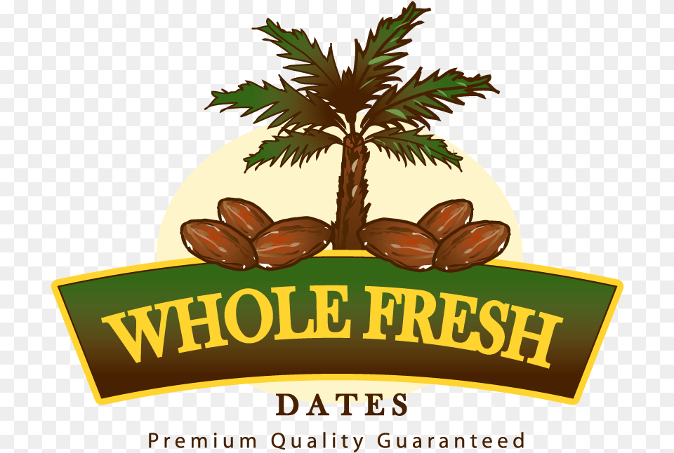 Dates Logo, Food, Nut, Plant, Produce Free Transparent Png