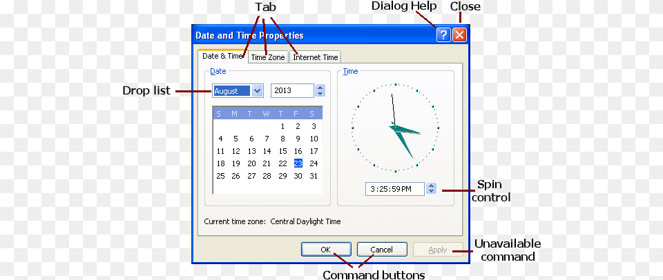 Datetime Dialog Date And Time Properties, Text Free Transparent Png