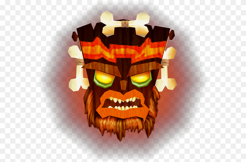 Datos Interesantes Sobre Crash Bandicoot Uka Uka, Chandelier, Emblem, Lamp, Symbol Free Png Download