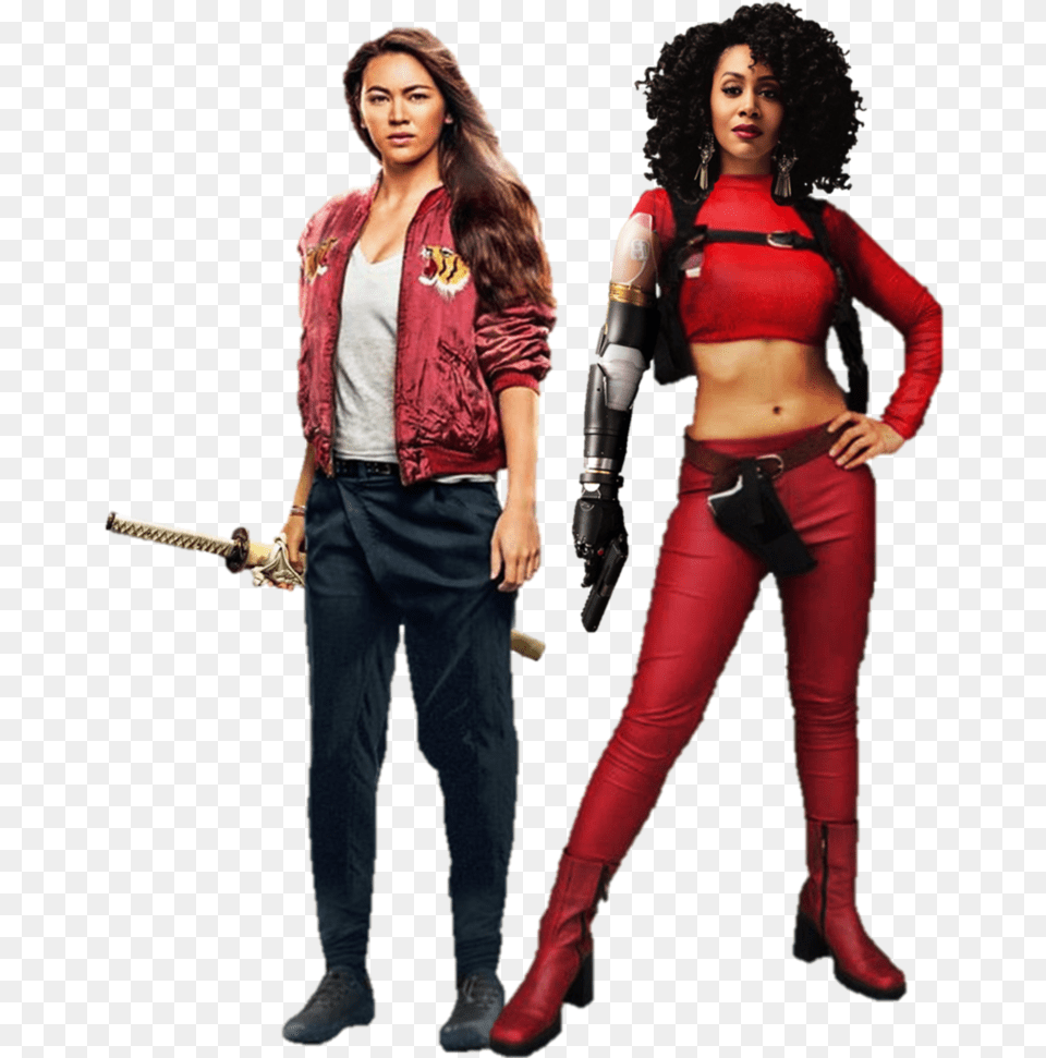 Daughters Of The Dragon By Gasa979 Colleen Wing Misty Knight, Adult, Person, Pants, Woman Free Transparent Png