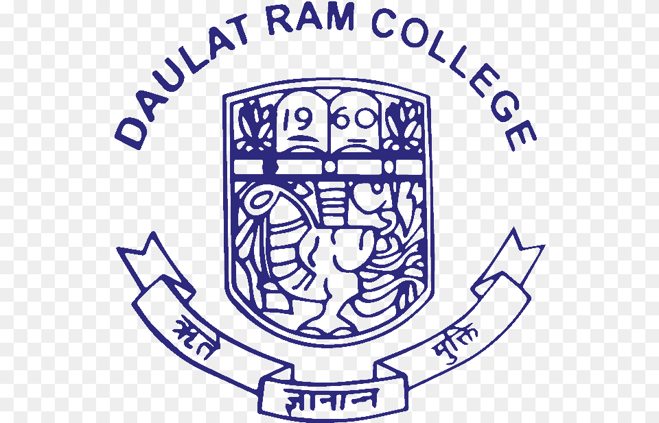 Daulat Ram College Logo, Emblem, Symbol Free Png