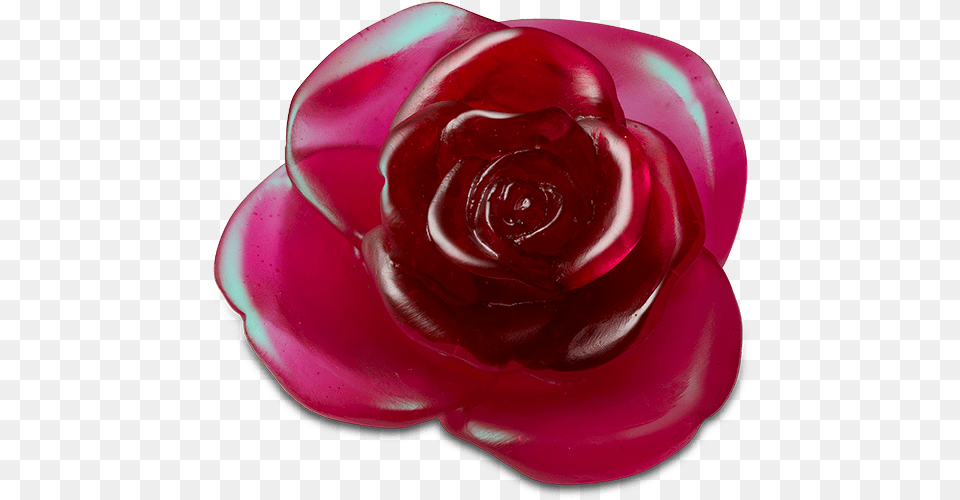 Daum Crystal Red Flower Rose Passion Daum, Petal, Plant, Food, Ketchup Png Image
