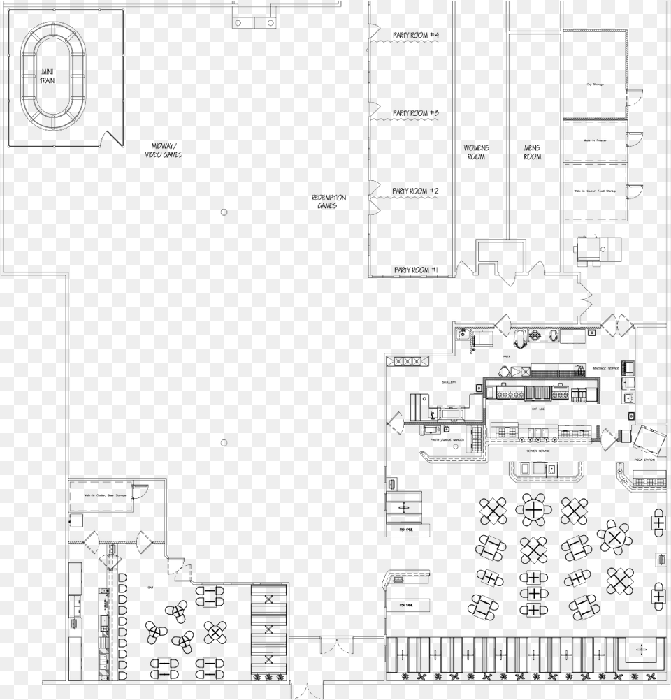 Dave Amp Busters Kitchen Layout, Diagram, Cad Diagram Png