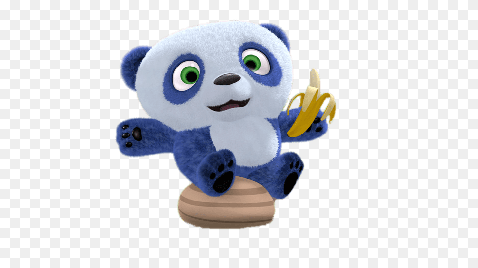 Dave Eating A Banana, Toy, Plush Free Transparent Png