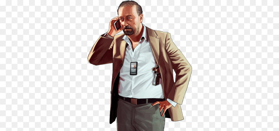 Dave Norton Dave Norton Gta 5, Blazer, Shirt, Jacket, Formal Wear Free Transparent Png