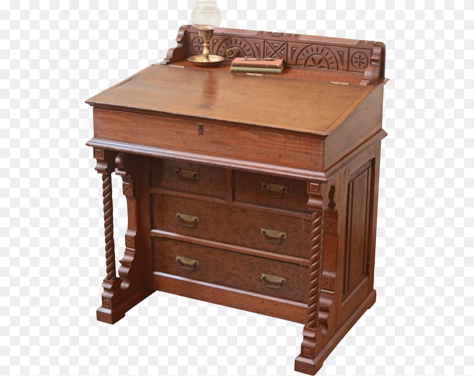Davenport Desk Clipart Drawer, Furniture, Table, Cabinet, Sideboard Free Png Download