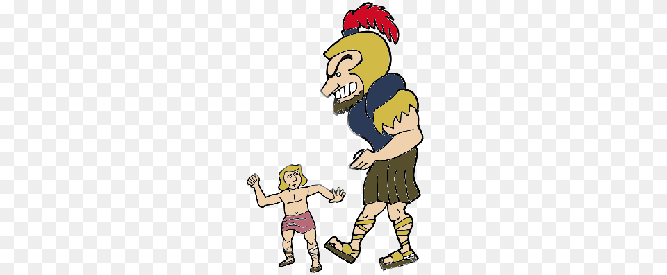 David And Goliath, Baby, Person, Face, Head Png Image