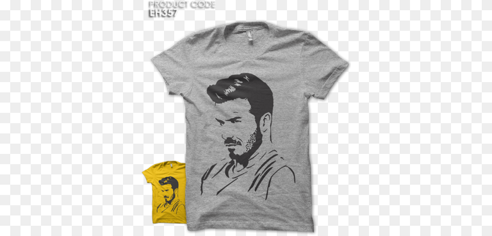 David Beckham Half Sleeves Tshirt Mockup, Clothing, T-shirt, Shirt, Baby Free Transparent Png