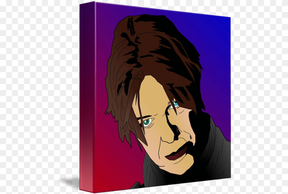 David Bowie By Binary Options Hair Design, Publication, Book, Comics, Adult Free Transparent Png