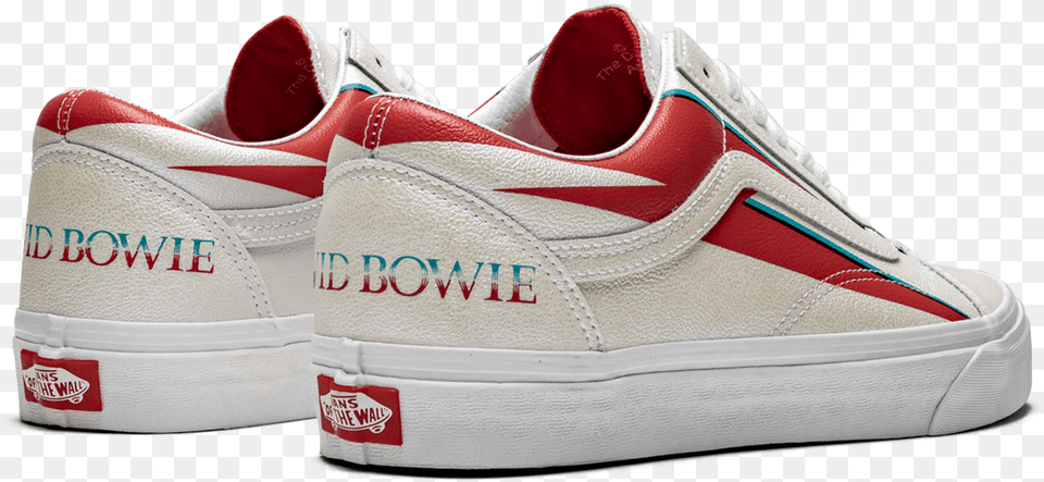 David Bowie Lightning Bolt Skate Shoe, Clothing, Footwear, Sneaker, Canvas Free Transparent Png