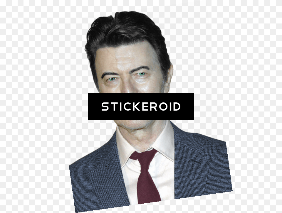 David Bowie Looking Down Businessperson, Accessories, Suit, Necktie, Tie Free Png