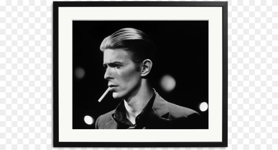 David Bowie Poses For A Publicity Shot For Station David Bowie Golden Years Single, Person, Face, Head, Portrait Png