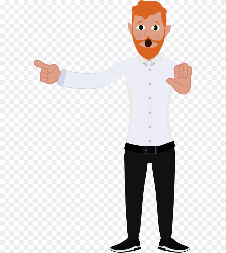 David Character Surprised Graphic Design, Sleeve, Shirt, Clothing, Long Sleeve Free Png Download