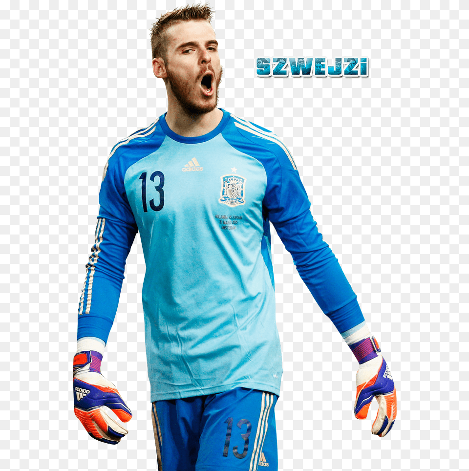 David De Gea Spain, Adult, Shirt, Person, Man Free Png Download