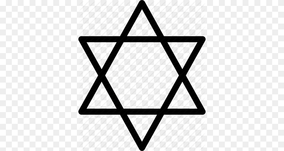 David Decor Israel Jew Star Tree Icon, Triangle, Star Symbol, Symbol Free Png Download