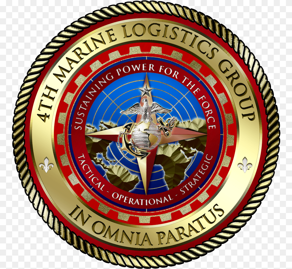 David H Berger 4th Marine Logistics Group, Emblem, Symbol, Logo, Badge Free Png