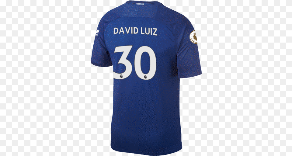 David Luiz Squad Jersey Shirt Number Chelsea Fc Sports Jersey, Clothing, T-shirt Free Png