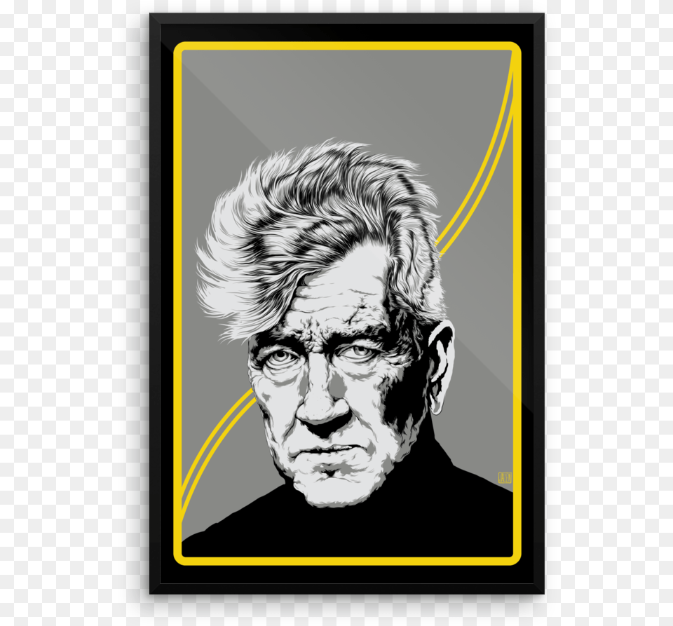 David Lynch Framed Poster David Lynch, Adult, Photography, Person, Man Png